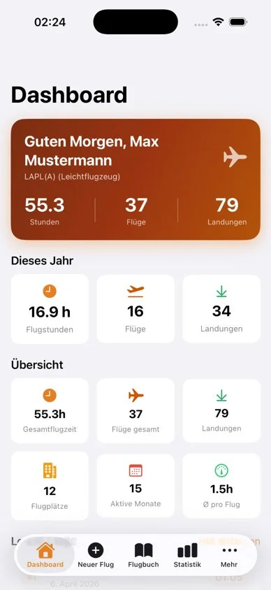 Originalansicht Selenny Flugbuch